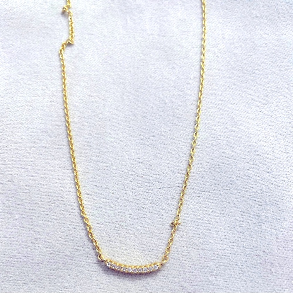 Gorjana Shimmer Mini Necklace Gold